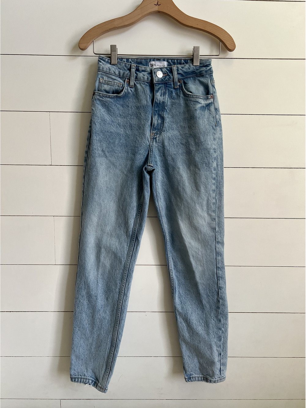Zara Slim Straight Jeans Women's Size 2 Boho Y2K Indie Streetwear Twilight